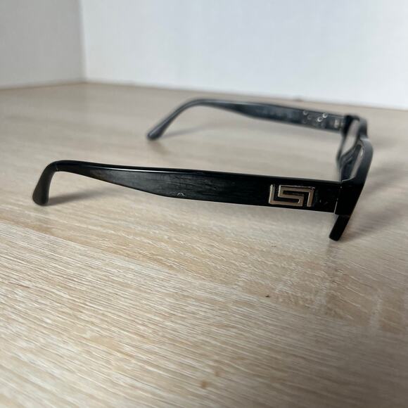 Versace Mod 3102 GB1 Eyeglasses Black Frames PARTS ONLY 52-17-140 - Picture 12 of 12